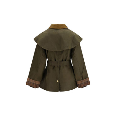 Barbour Bicolor Cotton Full-Length Jacket