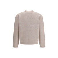 Maison Kitsuné Beige Wool Oves Aries Sweatshirt