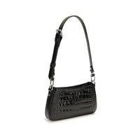 Vivienne Westwood Black Calf Leather Bos Taurus Shoulder Bag
