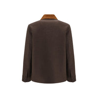 Valentino Garavani Brown Wool Oves Aries Full-Length Jacket