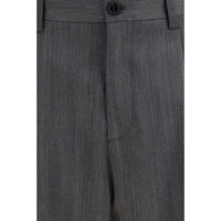 Valentino Garavani Gray Wool Oves Aries Dress Pants