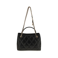 Tory Burch Black Calf Leather Bos Taurus Shoulder Bag