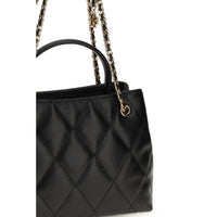 Tory Burch Black Calf Leather Bos Taurus Shoulder Bag