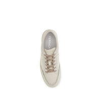 Ferragamo Beige Nubuc Leather Low Top Sneakers