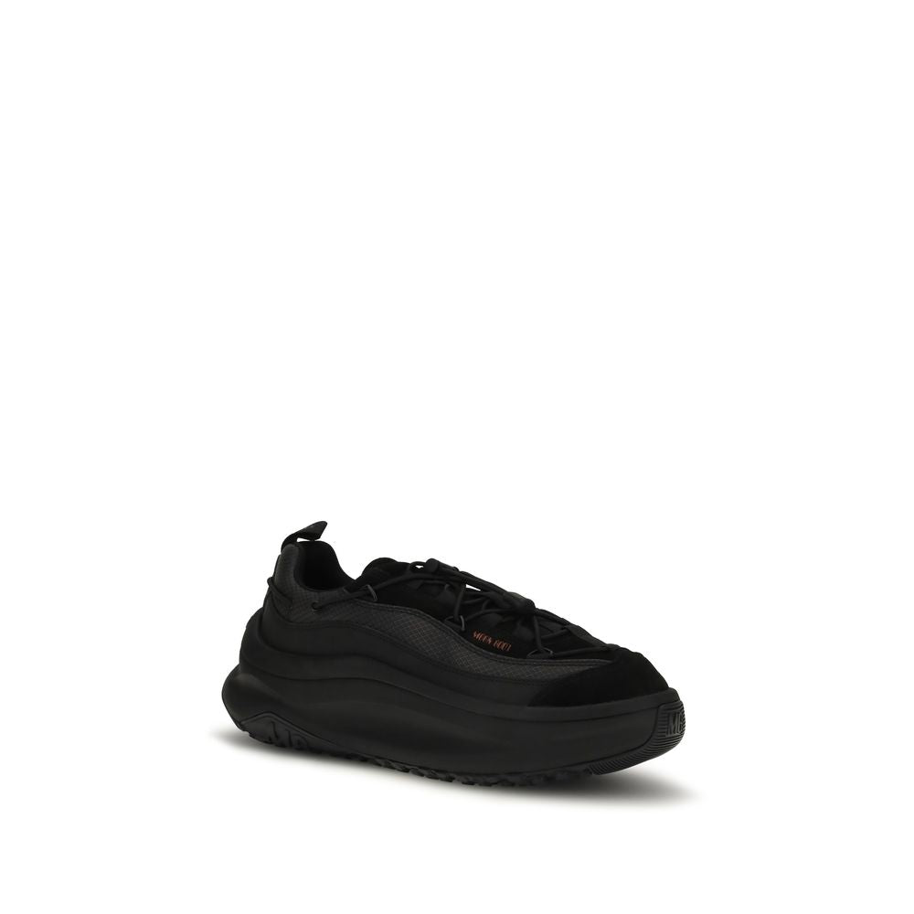 Moon Boot Black Polyester Athletic Sneakers