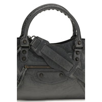 Balenciaga Gray Lamb Ovis Aries Shoulder Bag