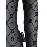 Marine Serre Black Polyamide Pattern Shirt