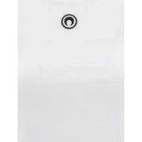 Marine Serre White Cotton T-Shirt