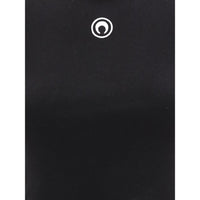 Marine Serre Black Cotton T-Shirt