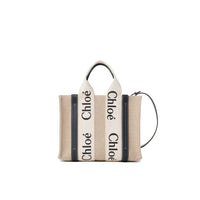 Chloé Beige Linen Tote Bag