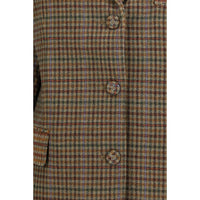 Ganni Brown Recycled Wool Blazer