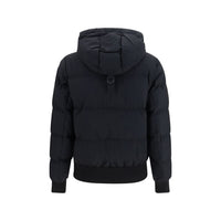 Moose Knuckles Black Nylon Bomber