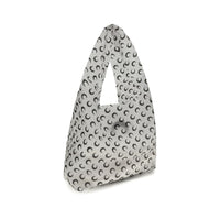 Marine Serre White Polyurethane Shoulder Bag