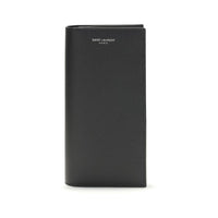Saint Laurent Black Calf Leather Bos Taurus Wallet