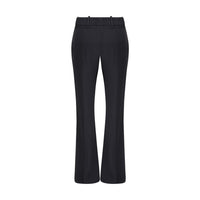 Alexander McQueen Black Acetate Flared Pants