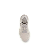 Fendi Beige Calf Leather Bos Taurus Athletic Sneakers