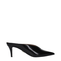 Stella McCartney Black Leather High Heel Pumps
