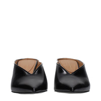 Stella McCartney Black Leather High Heel Pumps