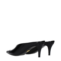 Stella McCartney Black Leather High Heel Pumps