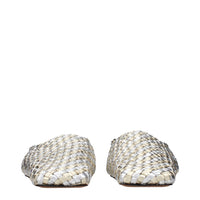 Stella McCartney Gray Leather Slippers
