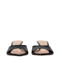 Gianvito Rossi Black Leather Platform Sandals