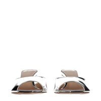 Gianvito Rossi Gray Leather Platform Sandals