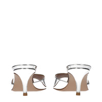 Gianvito Rossi Gray Leather Platform Sandals
