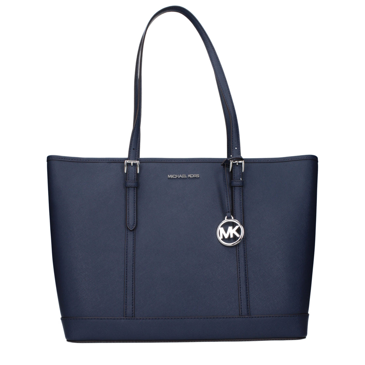 Michael Kors Blue Leather Shoulder Bag
