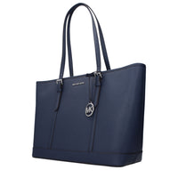 Michael Kors Blue Leather Shoulder Bag