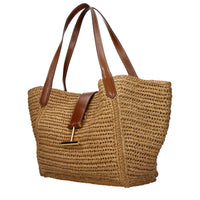 Tom Ford Beige Raffia Shoulder Bag