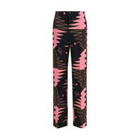 Emilio Pucci Multicolor Silk Casual Pants