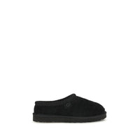 UGG Black Suede Leather Mules