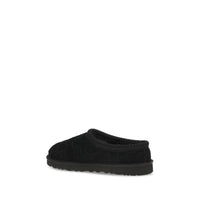 UGG Black Suede Leather Mules