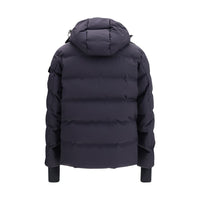 Moncler Grenoble Blue Polyamide Full-Length Jacket