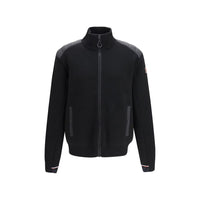 Moncler Grenoble Black Wool Oves Aries Cardigan
