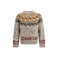 Moncler Grenoble Beige Wool Oves Aries Sweatshirt