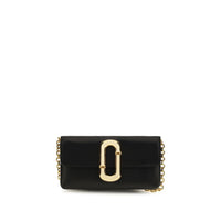 Marc Jacobs Black Calf Leather Bos Taurus Shoulder Bag