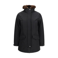 Woolrich Black Cotton Parka