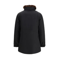 Woolrich Black Cotton Parka