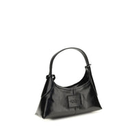 Marc Jacobs Black Calf Leather Bos Taurus Shoulder Bag