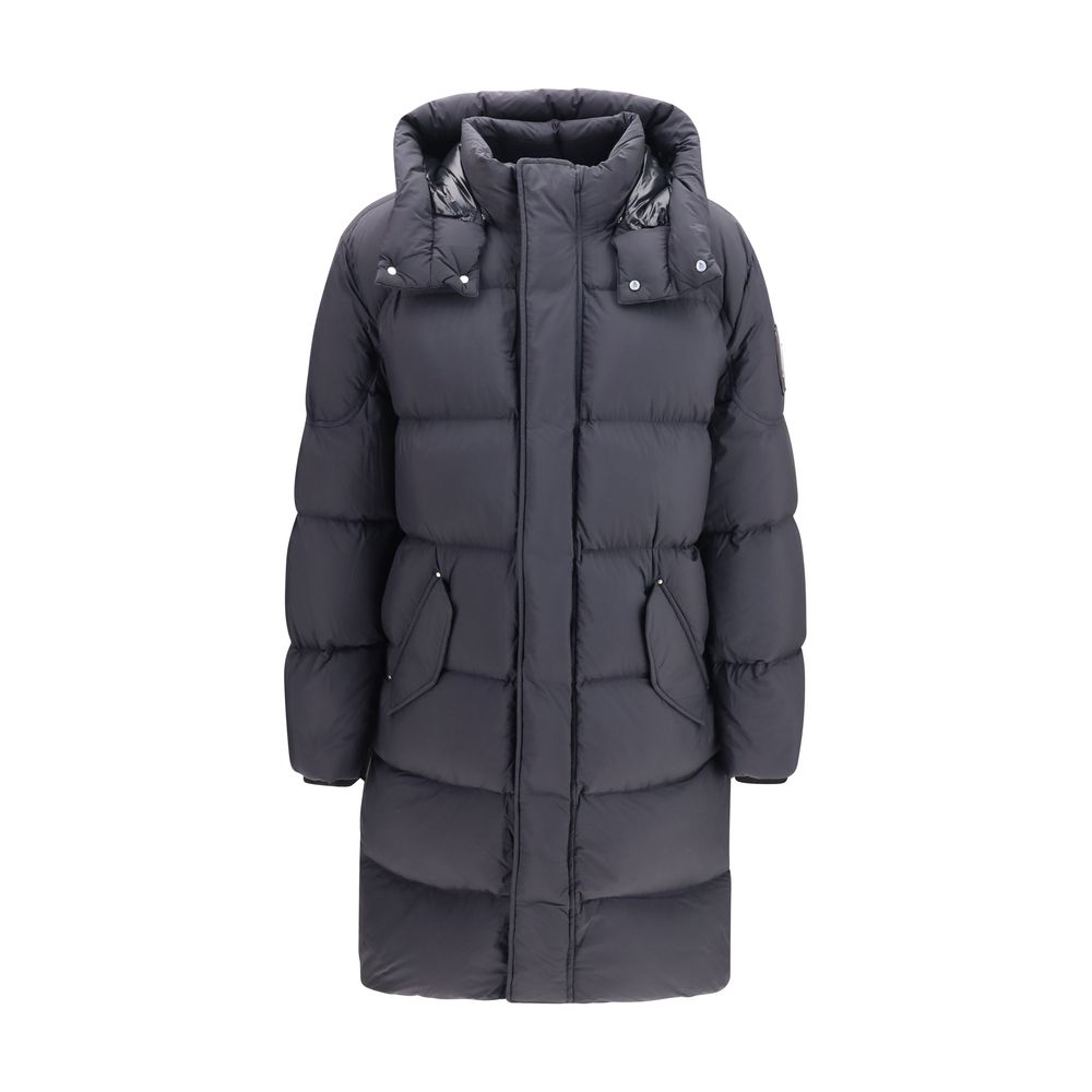 Moose Knuckles Black Nylon Coat