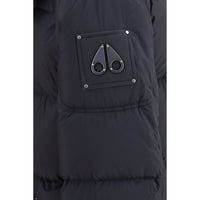 Moose Knuckles Black Nylon Coat