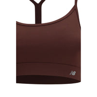 New Balance Bordeaux Recycled Polyester Sport Bra