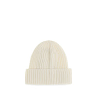 C.P. Company White Wool Oves Aries Beanie
