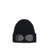 C.P. Company Blue Wool Oves Aries Beanie