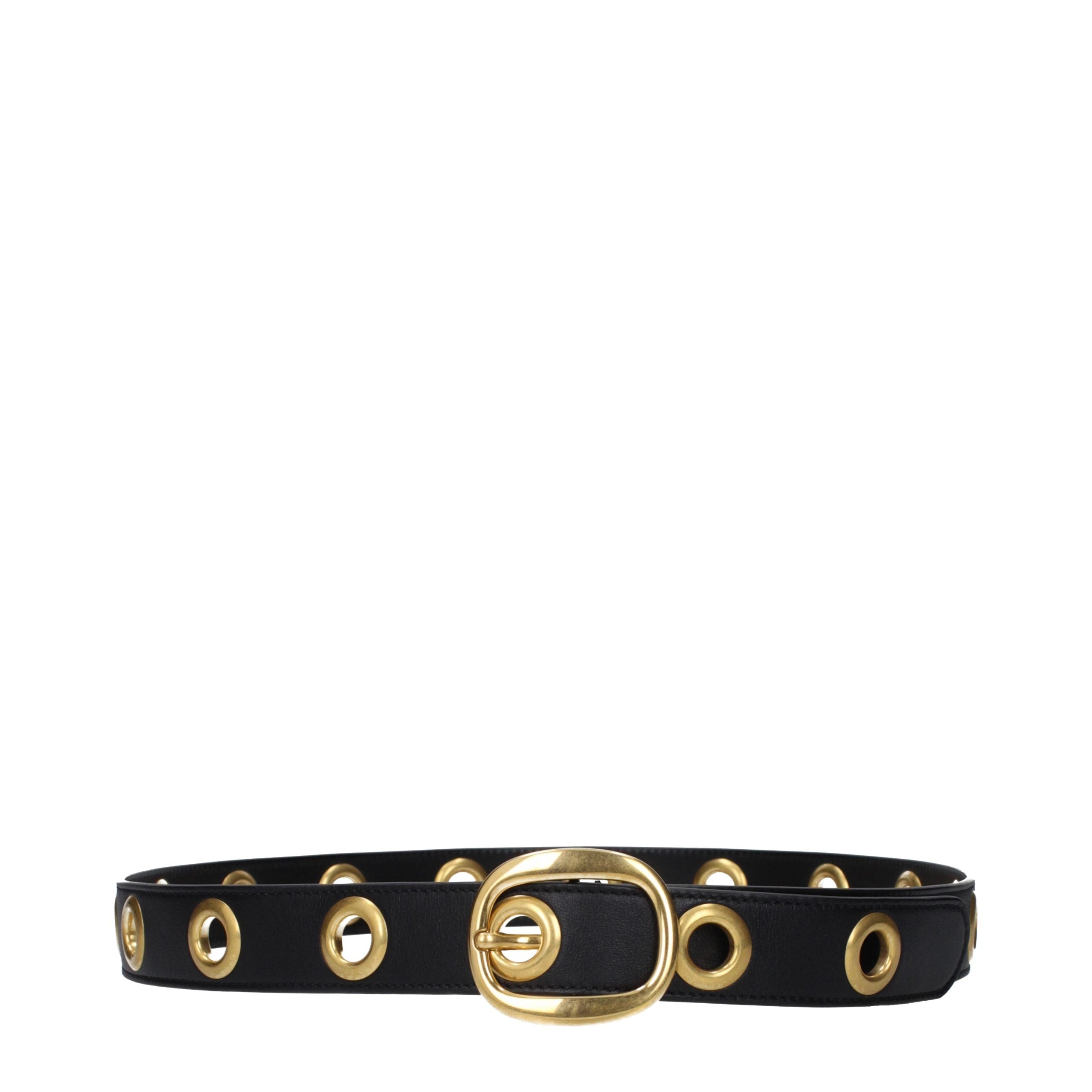 Tom Ford Black Leather Regular Belt