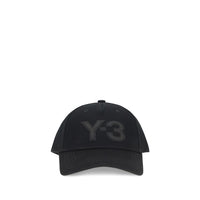 Y-3 Black Cotton Cap (Baseball Hat)