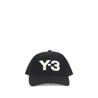 Y-3 Black Cotton Cap (Baseball Hat)