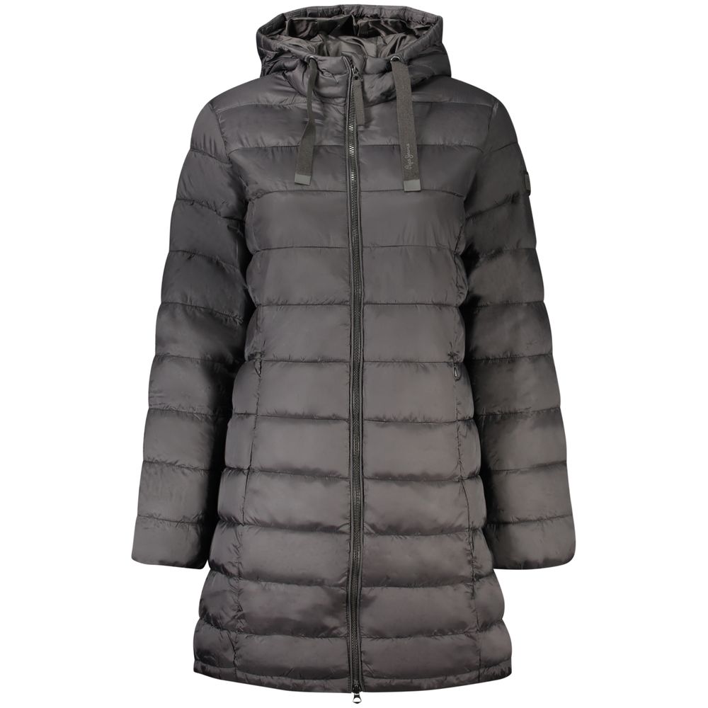 Pepe Jeans Black Nylon Womens Jacket