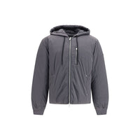 Moose Knuckles Gray Nylon Full-Length Jacket